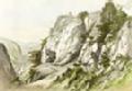 Reynard's Cave, Dovedale, by Edward Price (1800-c1885), c 1868?